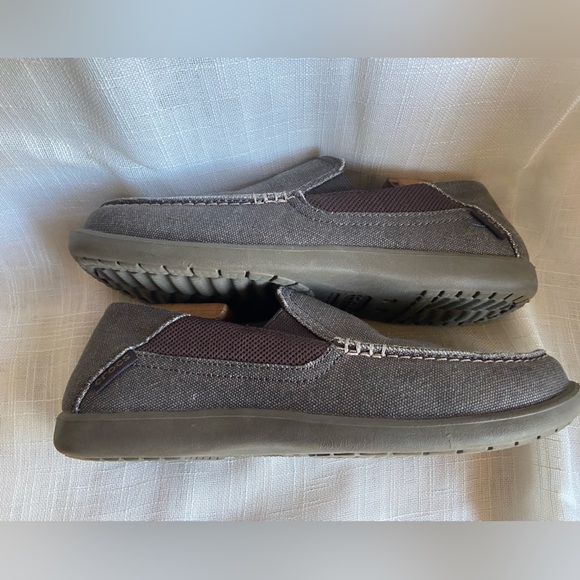 Crocs Santa Cruz 2 Luxe Shoes Mens Size 7 Gray Slip On Cushioned Loafers - Picture 4 of 6